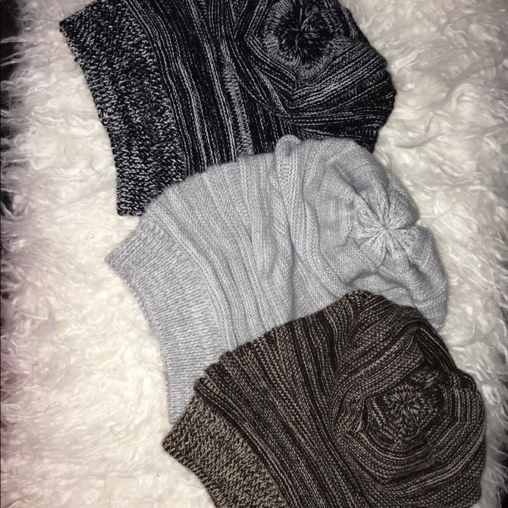 •Three Beanies•